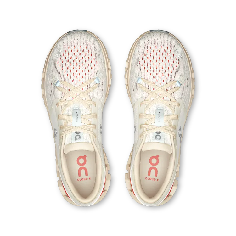 Women's Cloud X 4 Ivory | Salmon